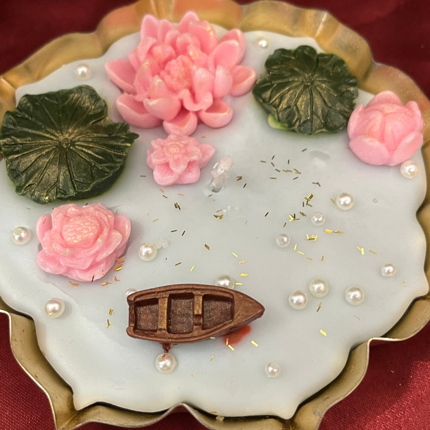 Lotus Pond Urli Candle