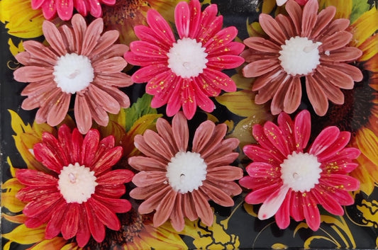 Daisy Candles (Pack of 6)