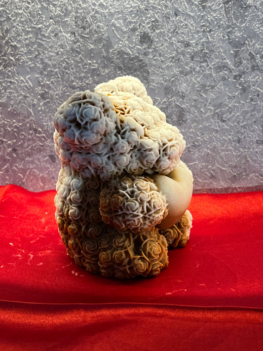 Choco Rose Teddy Candle