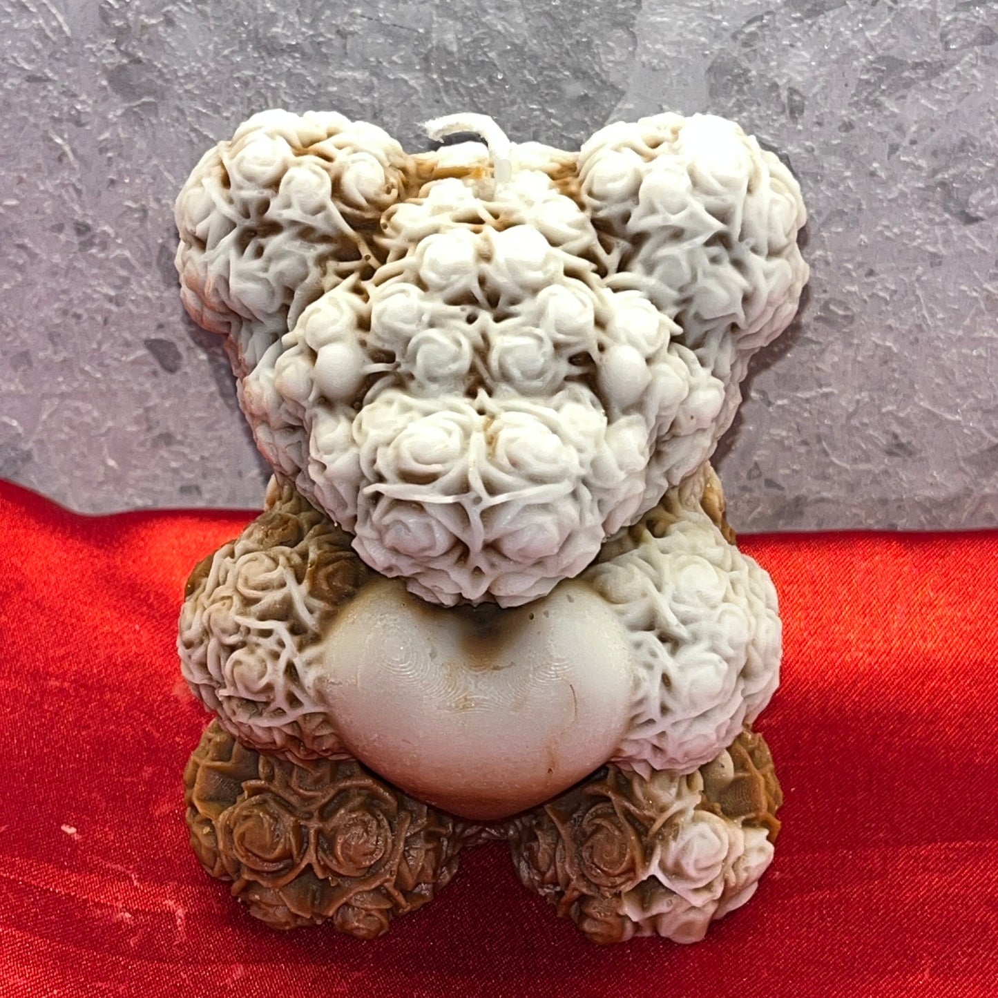 Choco Rose Teddy Candle