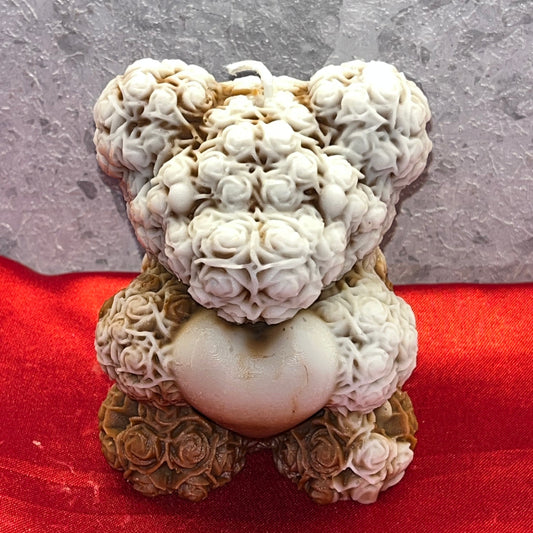 Choco Rose Teddy Candle