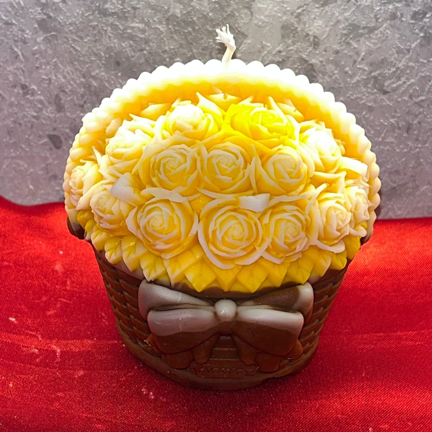Blossom in Basket Candle